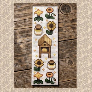 Marque-page Stardew Valley Bee House Flower PDF Modèle de point de croix