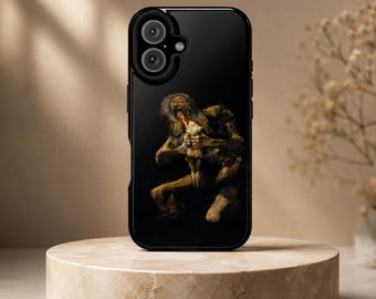 Saturn Devouring His Son Phone Case – Goya Mythology | iPhone & Samsung | Dark Art