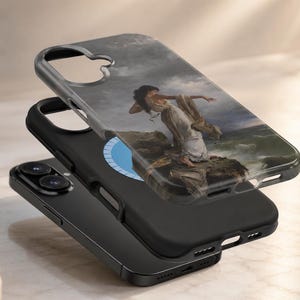 The Death of Sappho iPhone Case, Classical Mythology Art Phone Case, Romanticism Painting Case, Vintage Museum Art Cover image 6