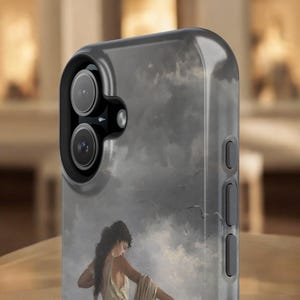 The Death of Sappho iPhone Case, Classical Mythology Art Phone Case, Romanticism Painting Case, Vintage Museum Art Cover image 8