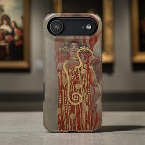 Gustav Klimt Judith Vintage Gold iPhone Case - Artistic Phone Cover Gift for Lovers image 7