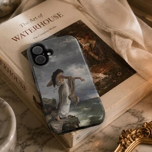 The Death of Sappho iPhone Case, Classical Mythology Art Phone Case, Romanticism Painting Case, Vintage Museum Art Cover image 11