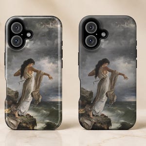 The Death of Sappho iPhone Case, Classical Mythology Art Phone Case, Romanticism Painting Case, Vintage Museum Art Cover image 12