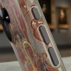 Gustav Klimt Judith Vintage Gold iPhone Case - Artistic Phone Cover Gift for Lovers image 4
