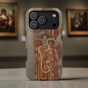 Gustav Klimt Judith Vintage Gold iPhone Case - Artistic Phone Cover Gift for Lovers image 10
