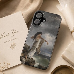 The Death of Sappho iPhone Case, Classical Mythology Art Phone Case, Romanticism Painting Case, Vintage Museum Art Cover image 7