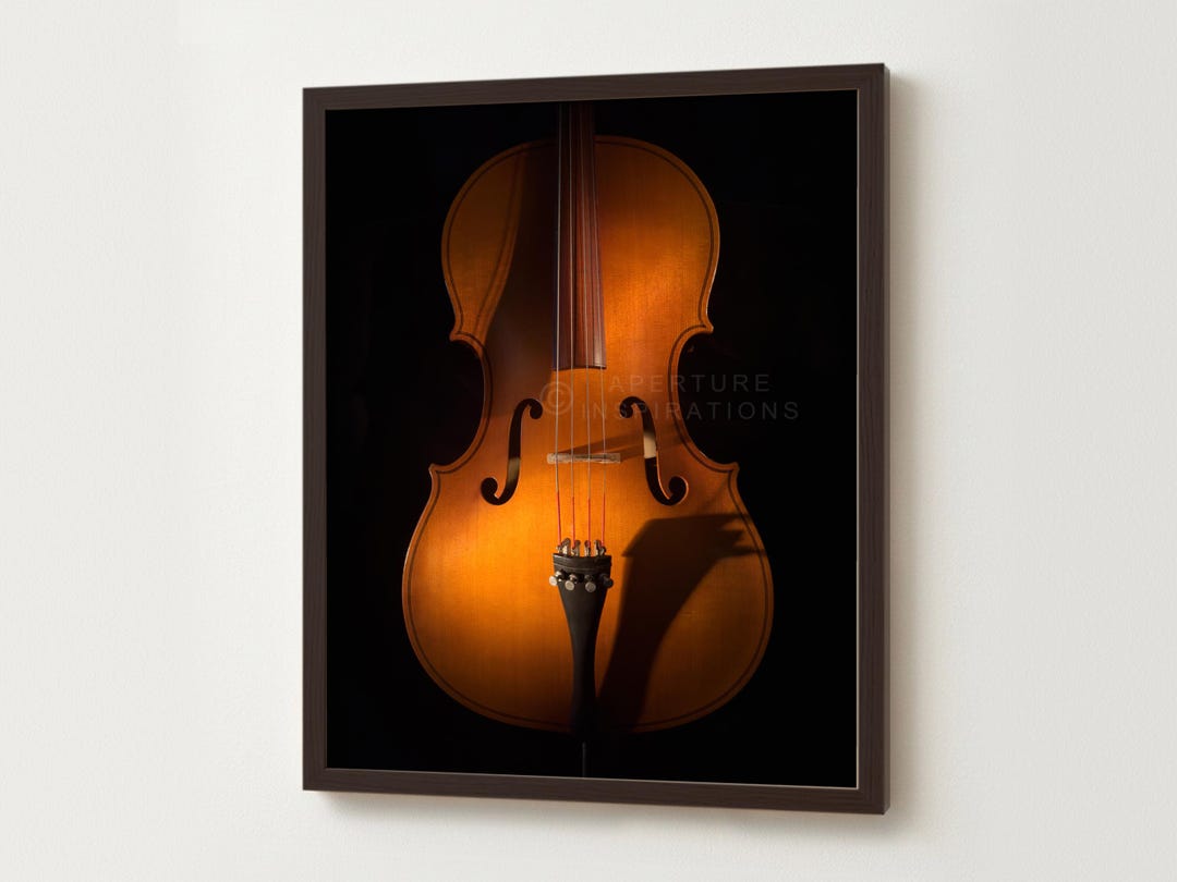 Orchestral Cello Digital Download, Vertical String Instrument Portrait ...