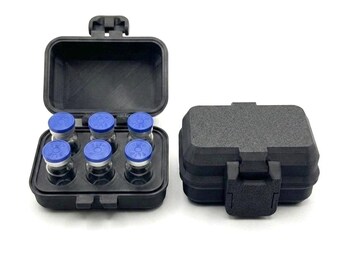 6 Vial Travel Case - Peptide Storage Organizer - 3ml Case