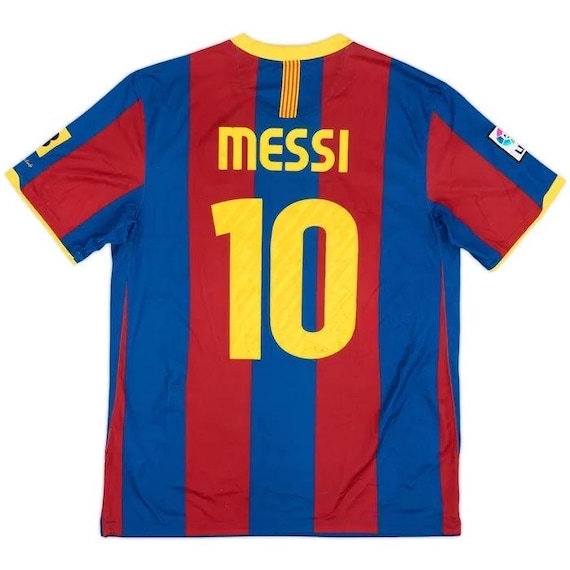 FC Barcelona Home 2010/11 Messi #10 Football Shirt Soccer Jersey