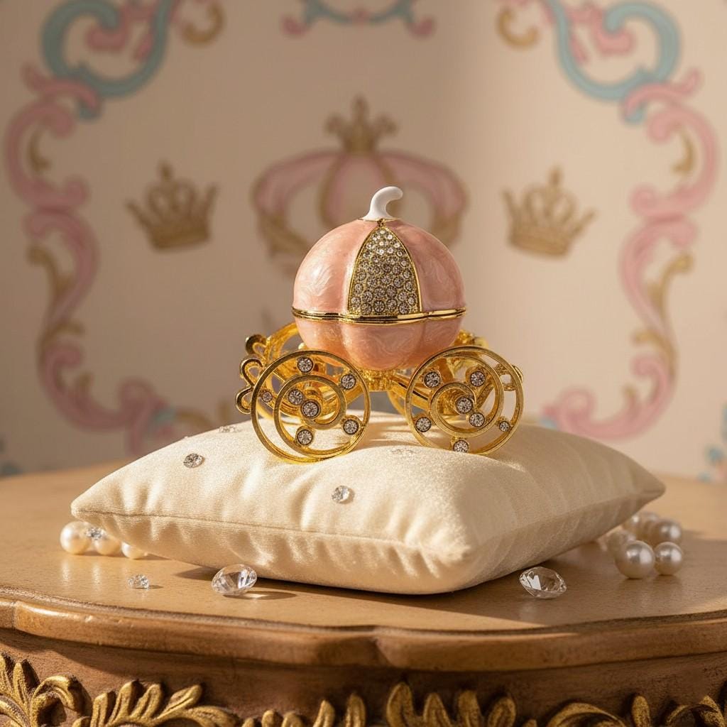 Cinderella jewelry box - Etsy 日本