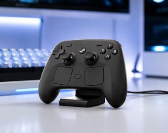 3D‑Printed Controller Dock | Minimalist‑Line Steam Controller Charging & Organizing Stand