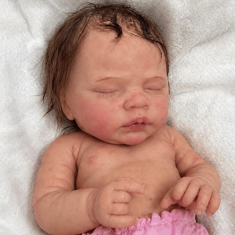 Anano Muñeca Reborn De Silicona De Cuerpo Completo 45 Cm – Bebé Realista Con Articulaciones Móviles, Incluye Ropa Y Accesorios, Regalo Para Coleccionistas