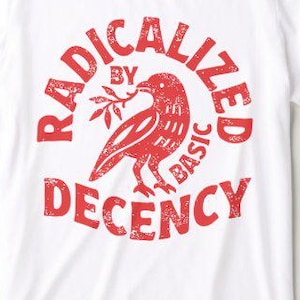 Radikalisiert von Basic Anstand PNG, Anti-Eis-Svg Politische soziale Gerechtigkeit T-Shirt (Digitaler Download)