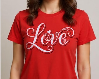 Varsity Love PNG SVG, Retro Valentine Shirt Design (Digital Download)