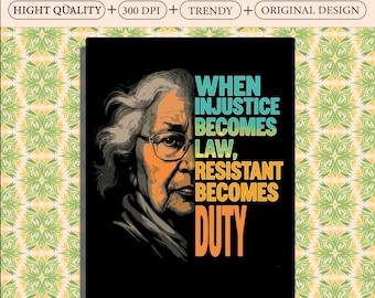 Resistance Duty PNG, Political Statement, Retro Distressed Design (Digital Download)