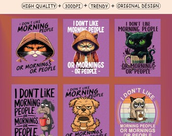 Sarcastic PNG Bundle, Snarky Funny Trending Humor Raccoon Goose Skeleton Sublimation Retro Vibes
