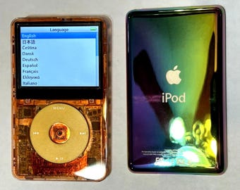 iPod Video de 2 TB de quinta generación personalizado / Modificación Bluetooth, DAC Wolfson, actualización USB-C