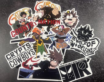 CRYPTS AND COWBOYS Sticker Set | Wave 1