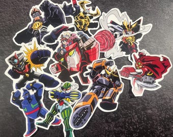SUPER ROBO STICKER Collection! | Wave 1