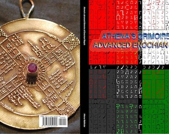 Enochian Magick grimoire. Full colour Softcover and written by seller with 30 years magick experience. Angel magic. Goetia