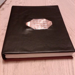 Enochian Magick grimoire. Handbound and written by seller with 30 years magick experience.  Leather or silk options. Angel