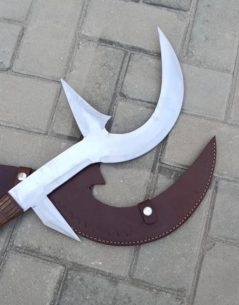 Handmade Hunga Munga African Mambele Throwing Blad Knife Replica With handmade-hunga-munga-african-mambele-throwing-blad-knife-replica-with