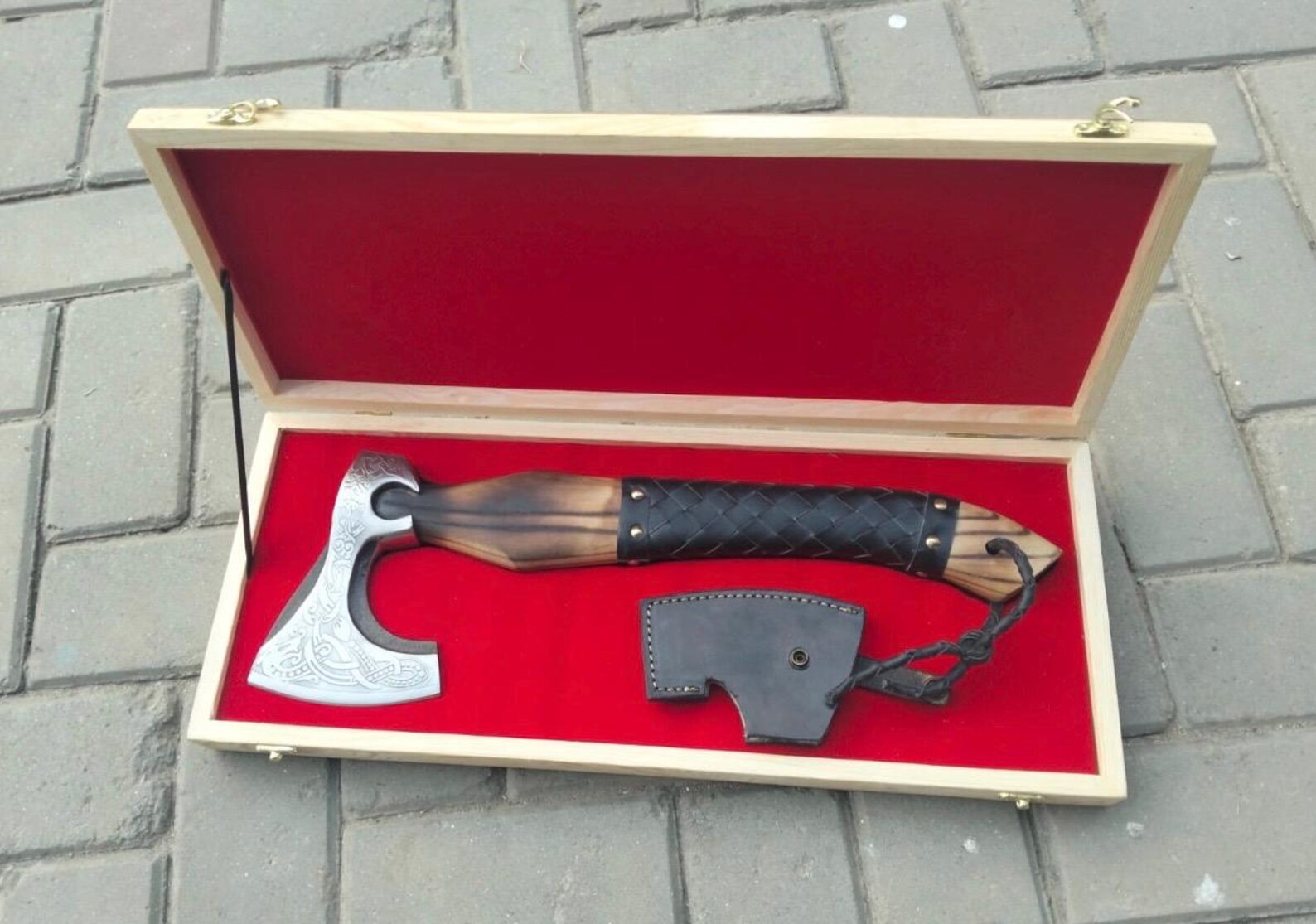 Personalized Viking Axe Handmade Forged Carbon Steel Axe With Engraved ...