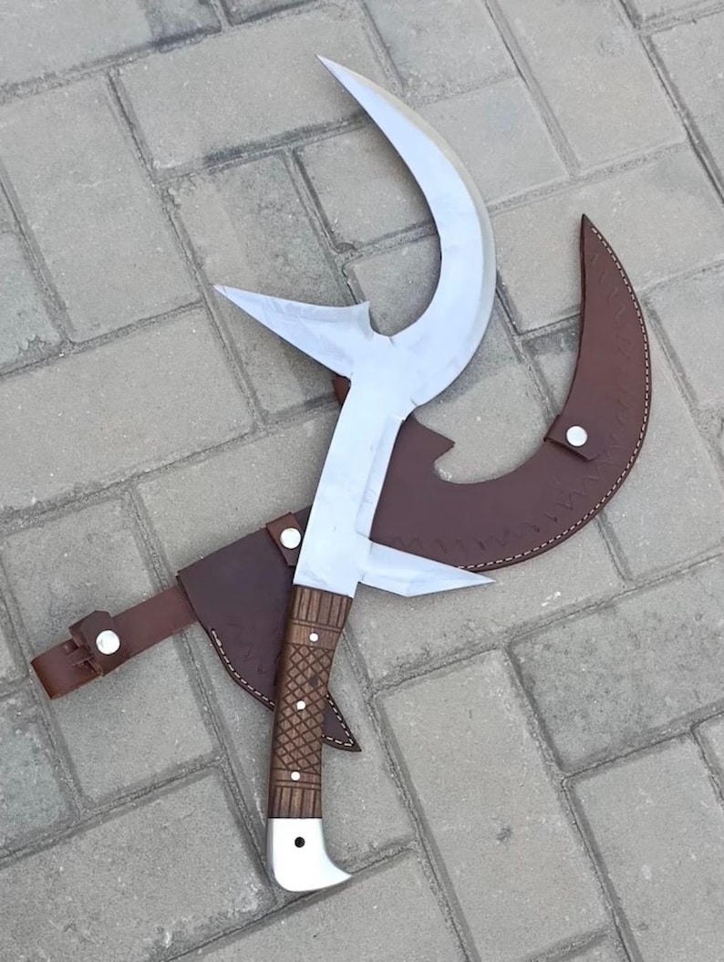 Handmade Hunga Munga African Mambele Throwing Blad Knife Replica With handmade-hunga-munga-african-mambele-throwing-blad-knife-replica-with