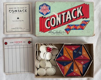 1939 Parker Brothers Contack Game