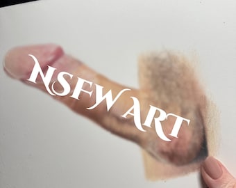 Dessin de portrait intime personnalisé | Illustration artistique forme masculine | Cadeau artistique discret Body Positive