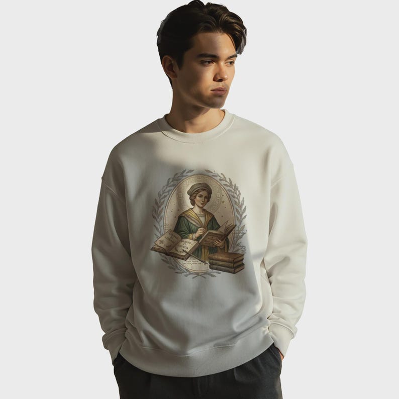 Classical Scholar T-Shirt: Knowledge is Power Book Lover Apparel image 3