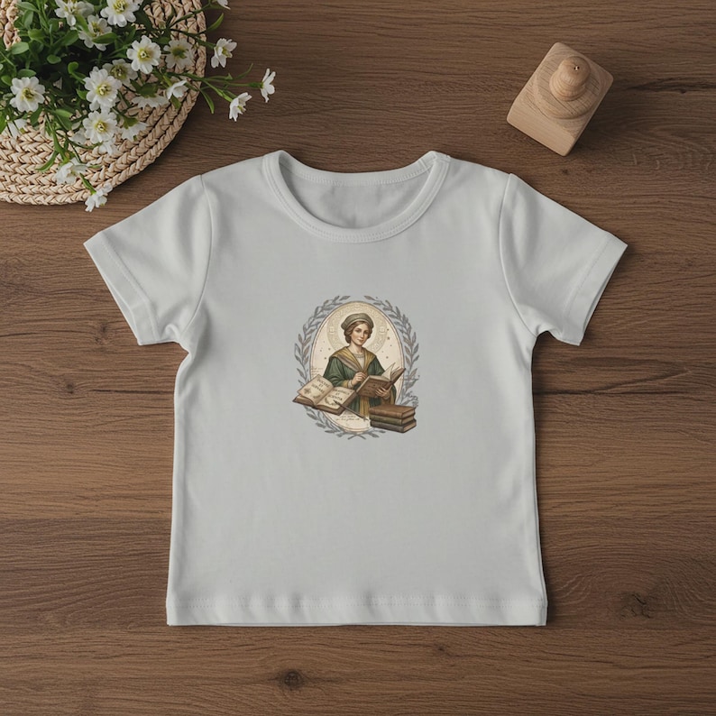 Classical Scholar T-Shirt: Knowledge is Power Book Lover Apparel image 1