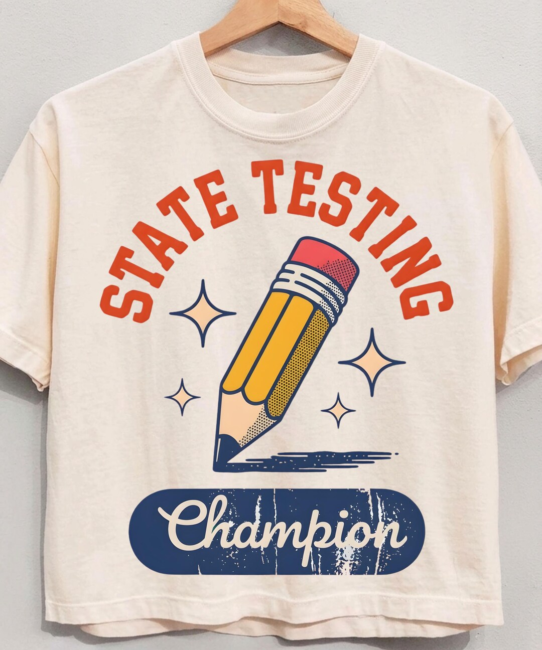 State Testing Champion Retro Student PNG, Testing Week Reward Gift for ...