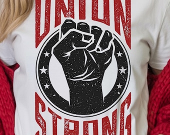 Diseño PNG de protesta por los derechos de los trabajadores del sindicato UTLA SEIU AALA Activist Shirt Graphic 2026 Descarga digital