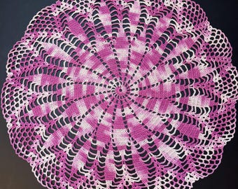 Tapete tejido a mano con degradado de color