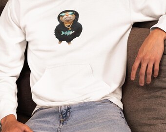 Bluza z kapturem dla kota: unisexowa bluza z nadrukiem Heavy Blend Cat