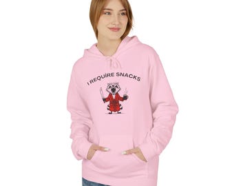 Bluza z kapturem z zabawnym zwierzęciem i szopem, wygodna i wygodna, unisex