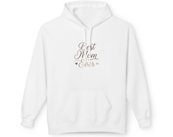 Bluza z kapturem dla mamy | Odzież na Dzień Matki Script Hearts