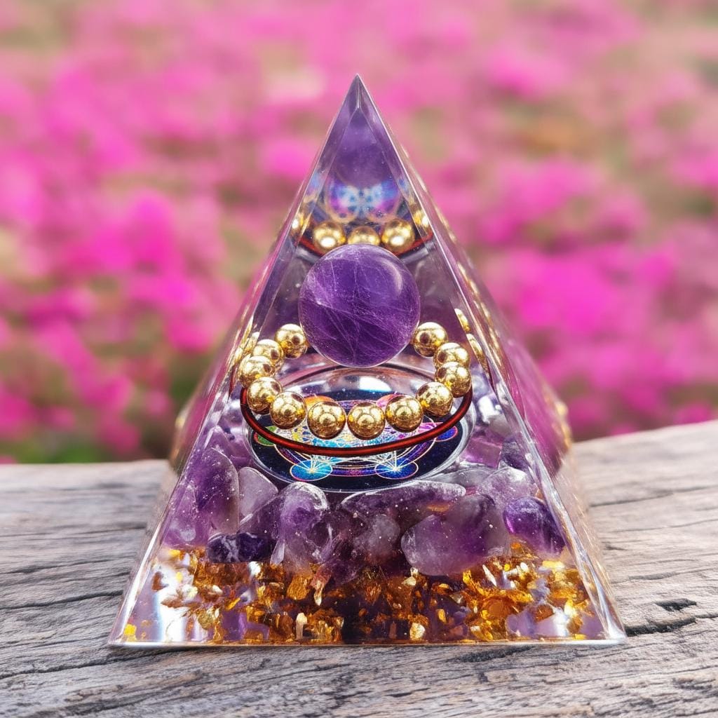 アメジストピラミッド - Etsy 日本
