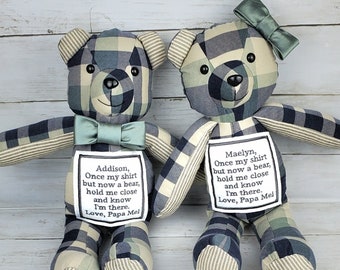 ADD ON - Add a Bow Tie, Neck Tie or Hair Bow to your Memory Bear out of Loved One's Tie