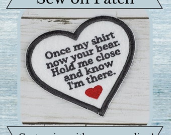 Custom Memory Bear Patch - Sew On - Custom Wording