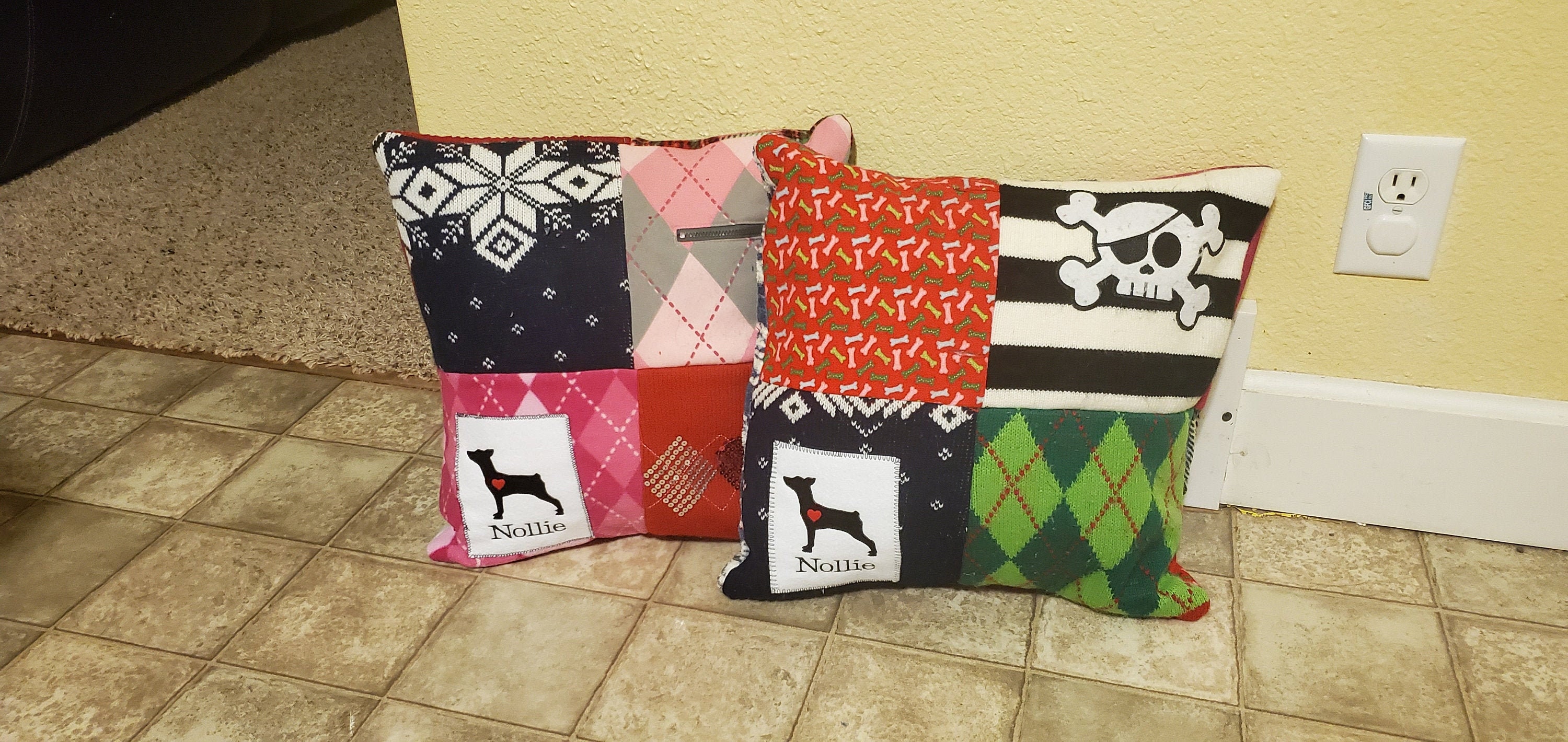 Jingles Joy Tik Tok Viral Christmas Village Town Light Up Throw Pillow