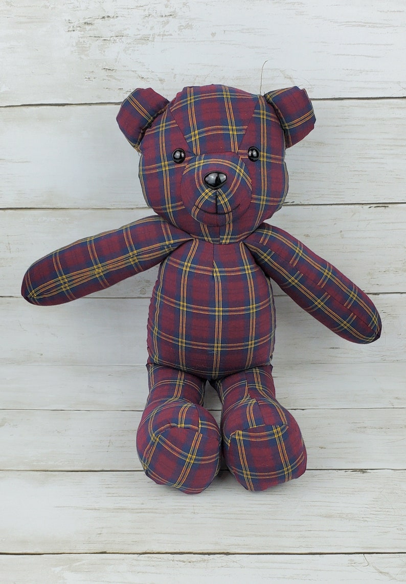 Custom Memory Bear Teddy Bear from Loved Ones Clothing Remembrance Bear image 8