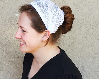 Christian Ladies Headcovering - Headband Style Cover - Modest