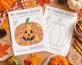 Pompoen, knutselen voor kinderen, herfstactiviteit met pompoenen, Halloween-printables, kinderdagverblijf, peuters, kleuters, voorschoolse opvang, thuisonderwijs, werkblad