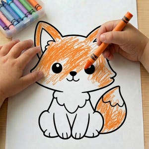 Preschool animal coloring pages with thick outlines and large shapes perfect for toddler coloring practice.