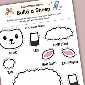 toddler sheep craft printable farm activity
preschool sheep cut and paste worksheet
fluffy sheep cotton ball craft kids