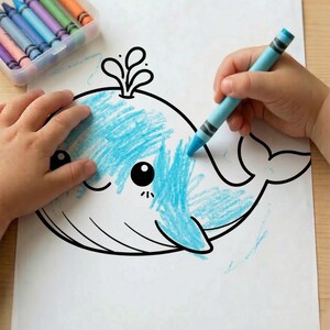 toddler animal coloring book printable with bold line drawings and simple animals for preschool kids ages 2–4.