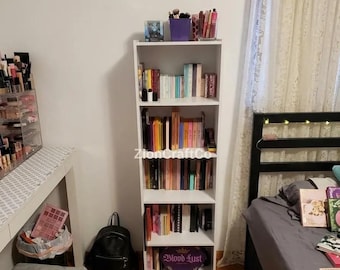 5-Tier Wooden Shelf Bookcase, Tall Bookcase, Bedroom Bookcase, Living Room Bookshelf, Bookshelf Cabinet, Bookshelf Cabinet, Modern Bookshelf