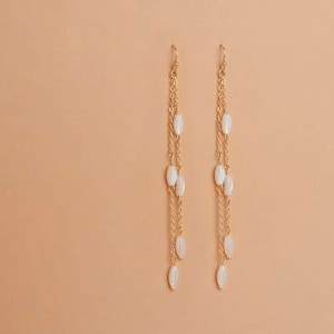 Boucles d&#39;oreillesanhänger - boucles longues - boucles longues - boucles chaines - mariage